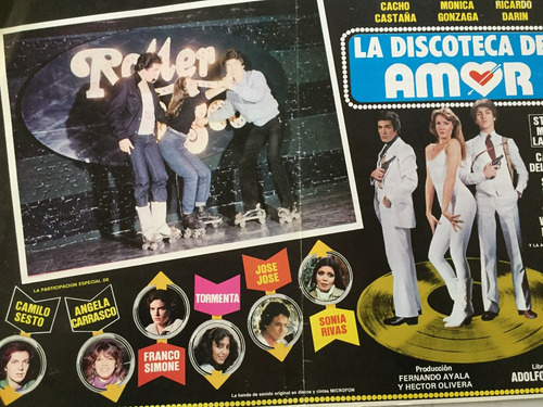Poster N° 2-la Discoteca Del Amor Darin Cacho Castaña (Usado)