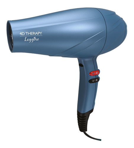 Secador De Pelo Ga.ma Italy Leggero Ion 4d Therapy Azul 220v