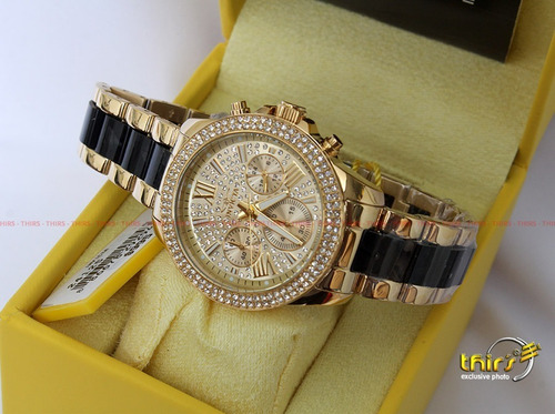 Invicta Angel Feminino 24125 - Banh Ouro 18 K Cristais Crav