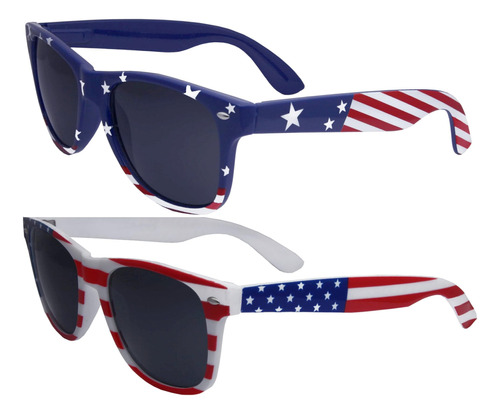 Libro: Grinderpunch 2 Pairs Bulk American Sunglasses Usa Fla