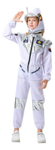 Disfraz De Astronauta Espacial De Lujo Para Niños Y Niñas, A