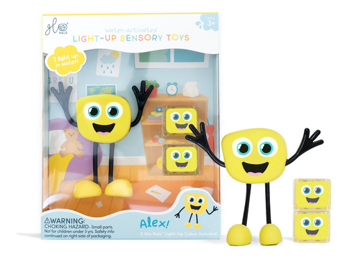 Set Personaje Glo Pals Iluminado Activado Por Agua, Amarillo