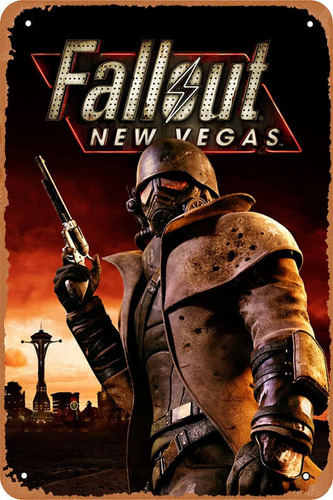 Póster Del Juego Clílsiatm Fallout New Vegas, Póster De Vide