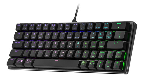 Teclado Mecanico Cooler Master Sk620 Switch Rojo 60% Gamer