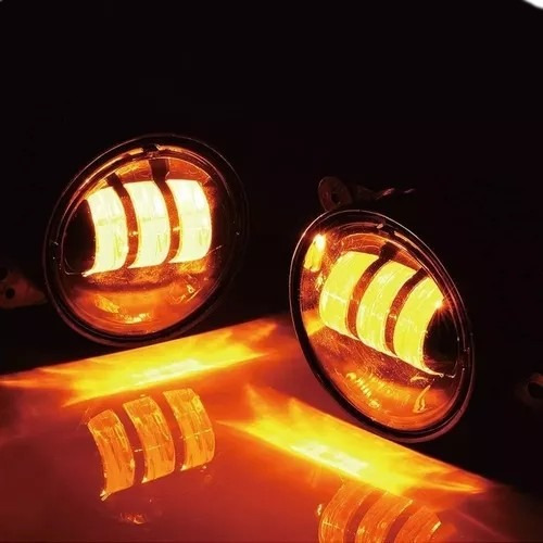 Faro Antiniebla Led Jeep Wrangler Jk Rubicon 1997 2018 Par