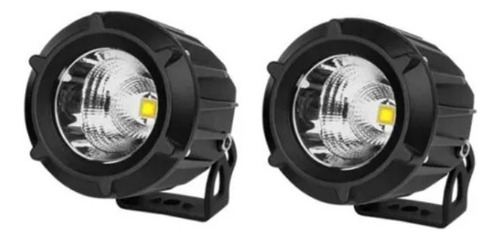 1 Par Faro Led 25w Luz Fija Exploradora Autos Motosjeep