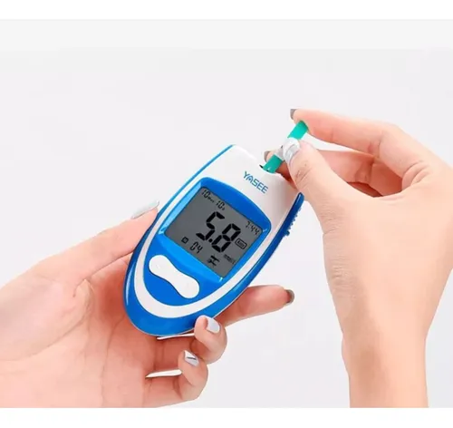 Glucómetro Digital Monitoreo Azúcar Control Salud Portátil