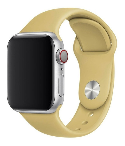 Imagem 1 de 6 de Pulseira Sport Para Apple Watch 38mm 40mm 42mm 44mm