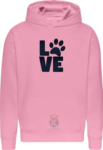 Poleron Love Perruno - Amor - Perrito - Animal - Estampaking