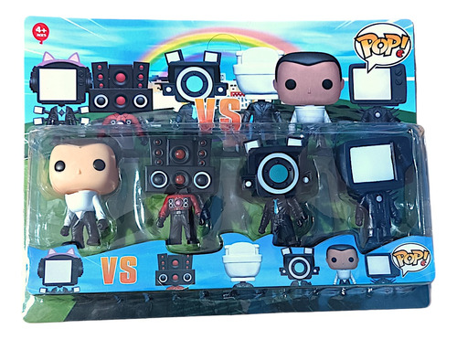 Skibidi Toilet Muñecos Blister Set Funko Pop