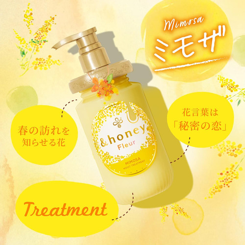Kit &honey Shampoo+treatment+hair Oil Fleur Moist Kinmokusei