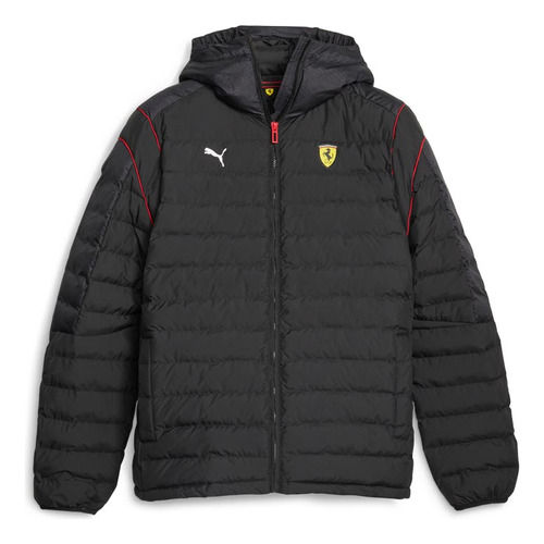 Chamarra Puma Ferrari Race Mt7 Ecolite Down Jac Negro Hombre