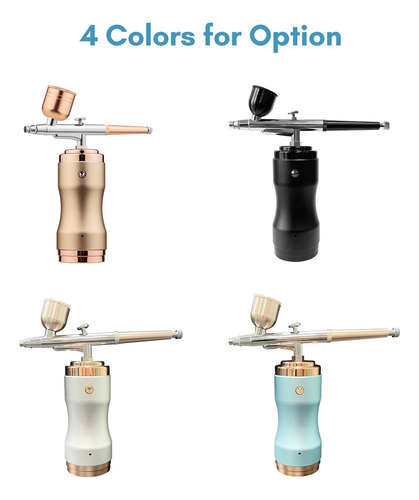 Kit De Aerógrafo Portátil Con Compresor, Aerógrafo Inalámbri