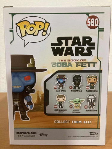 Cad Bane 580 Book Of Boba Fett Star Wars Funko Pop Nuevo