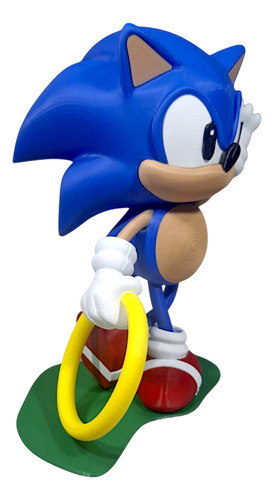 Boneco Action Figure 3d Sonic Clássico