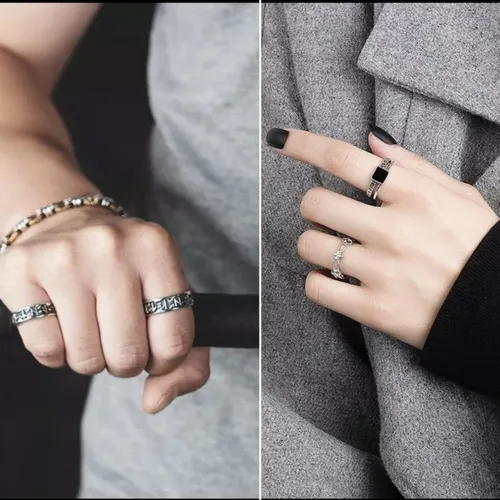 Anillo negro mujer hotsell