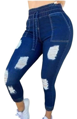 Jogger De Mujer Rasgado