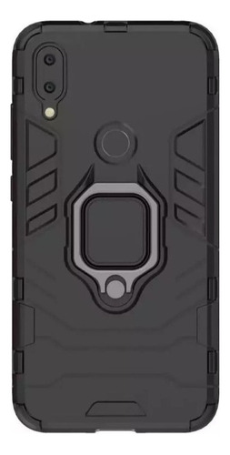 Estuche Para Xiaomi Redmi Note 7 Anillo Negro