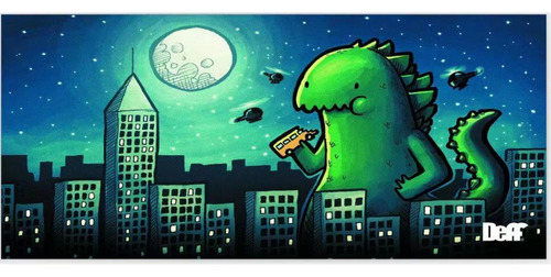 Mousepad Mouse Pad Gamer Xl 90 X 40 Dinosaurio Retro / Wowi