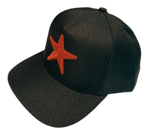 Boné Estrela Vermelha Socialista Fidel Castro Cuba Preto