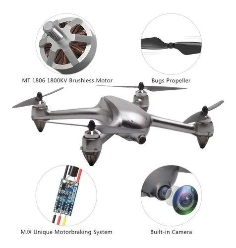 Drone Mjx Bugs B2se Con Gps C mara 8mp Y 18 Min De Vuelo Cuotas