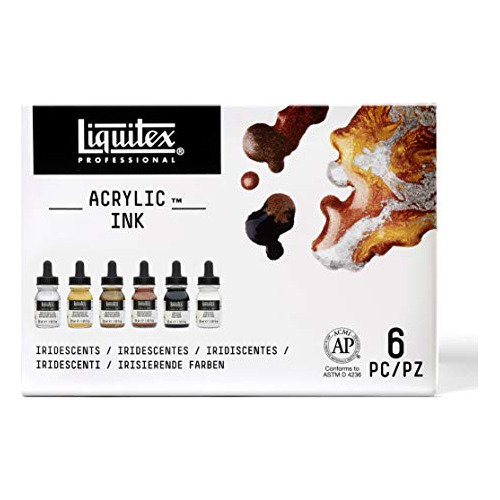 Tinta Acrílica Profesional Metalics Set Varios Colores...