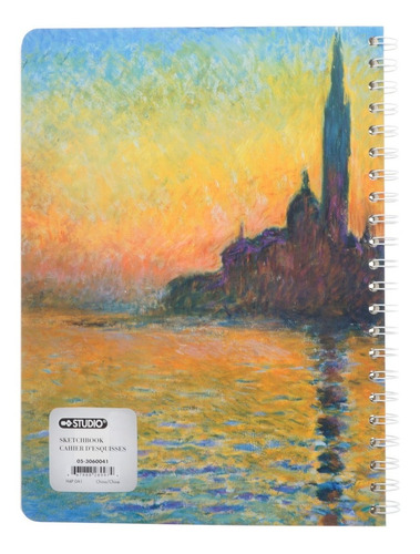 Imagen 2 de 2 de Cuaderno Bocetos Dibujo 70pgs Tapa Dura Carta Ref. 60041