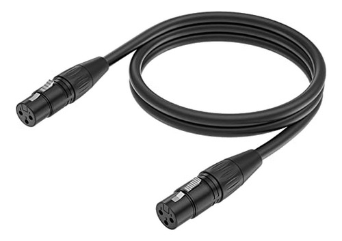 Cable Xlr Hembra A Hembra Compatible Con Micrófonos ().