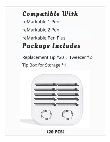 20 Pcs Marker Pen Punta De Reemplazo Para Boox Pen Plus, Pen