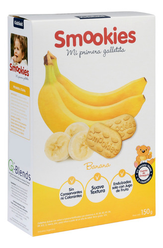 Galletitas Smookies Baby Banana 150 Gr.