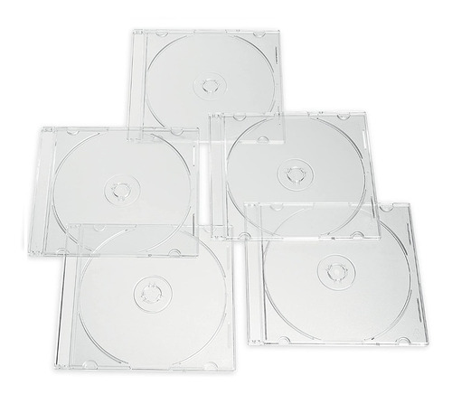 Caja De Cd/dvd Verbatim Transparente 142x124 Mm Pack 10 Unid (Usado)