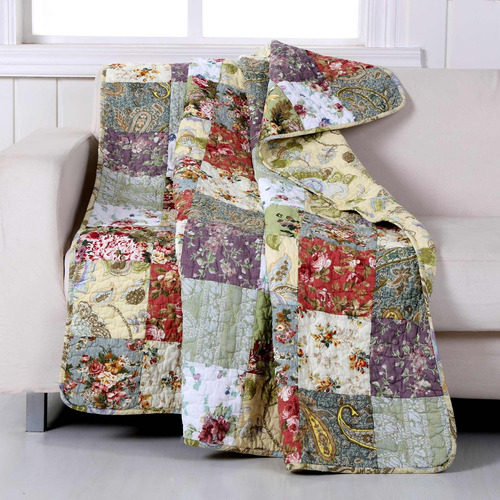 Greenland Home Tela De Retazos Blooming Prairie - Volante 50