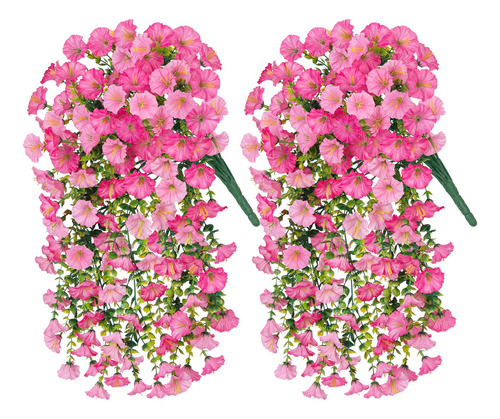 Hi 2 Peças De Flores Artificiais Penduradas Para Plantas Ao