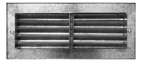 Rejilla Ventilacion 30x10 Fija Galvanizada Extraccion