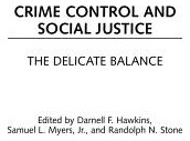 Libro Crime Control And Social Justice: The Delicate Bala...