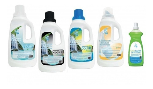 4  Detergentes Orgánico Y Biodegradables Ropa Y Trastes 