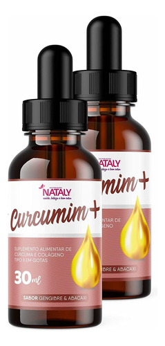 Kit Com 2 Curcumim+ (cúrcuma E Colágeno Tipo Ii) Gotas 30ml