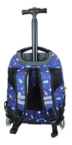 Galaxia Mochila Escolar Con Ruedas Lonchera y Para Niños NUEVO