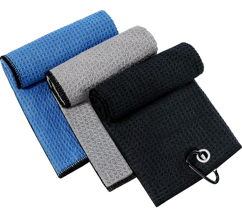 Xgunion Golf Towels, 3 Pack Tríptico Toalla De Golf Para Bol