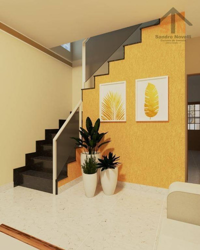 Imagem 4 de 10 de Sobrado Com 3 Dormitórios À Venda, 98 M² Por R$ 550.000,00 - Parque Flamengo - Guarulhos/sp - So0227