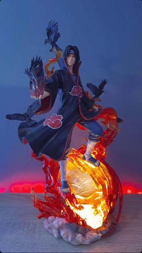 Itachi Uchiha Estatua De Resina Burning Wind Studio