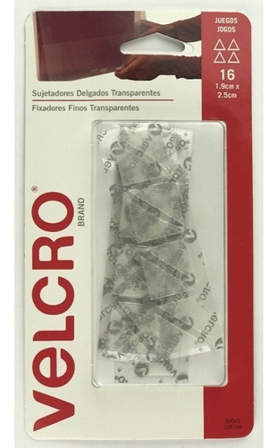 Velcro ® Fixadores Auto Adesivo - Triangular - (16 Unid)