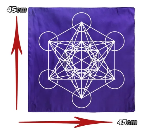 Tarot Marsella Español + Tapete + Morral Mod Cubo Morado