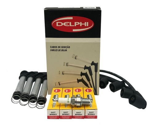 Juego Cables Delphi Y Bujias Ngk Chevrolet Celta 1.4 8v