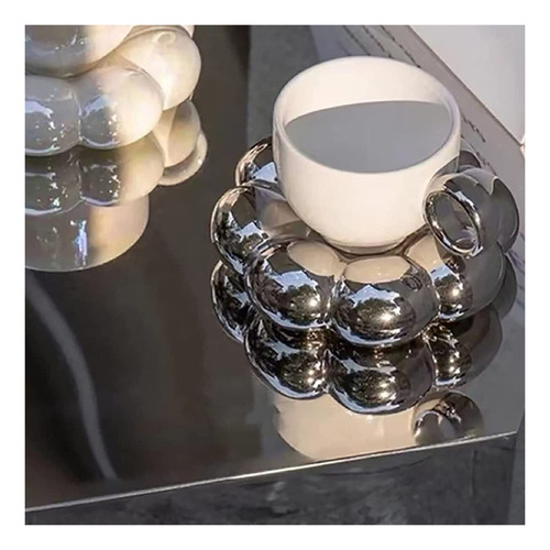 Xixiset De Taza Y Platillo Para Café Con Forma De Flor, Boni
