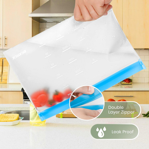 Bolsas De Almacenamiento Reutilizables Ideatech Stand Up, Si