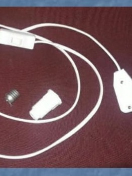 Kit Electrico Para Lamparas De Sal X15ud Completa Con Foco