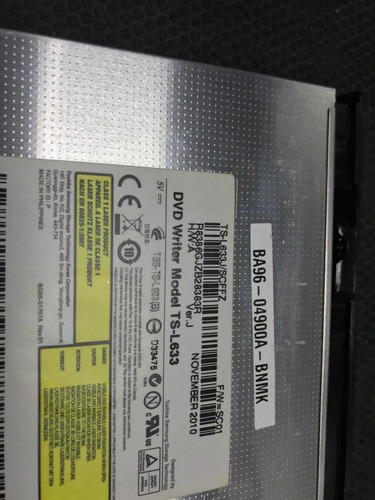 (#0301) Driver Cd-rom Dvd Notebook Samsung R480 Original (Usado)