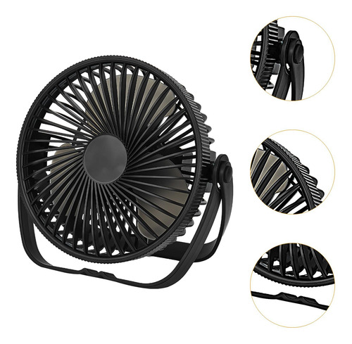 Elegante Ventilador Personal Usb Dispositivo De Negro