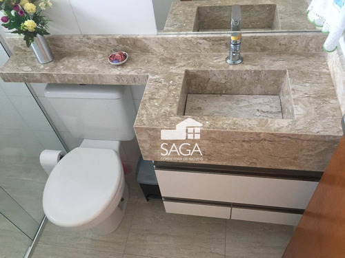 Imagem 16 de 30 de Todo Planejado E Decorado! Vista Mar! Apartamento Com 3 Dormitórios À Venda, 128 M² Por R$ 900.000 - Canto Do Forte - Praia Grande/sp - Ap4135